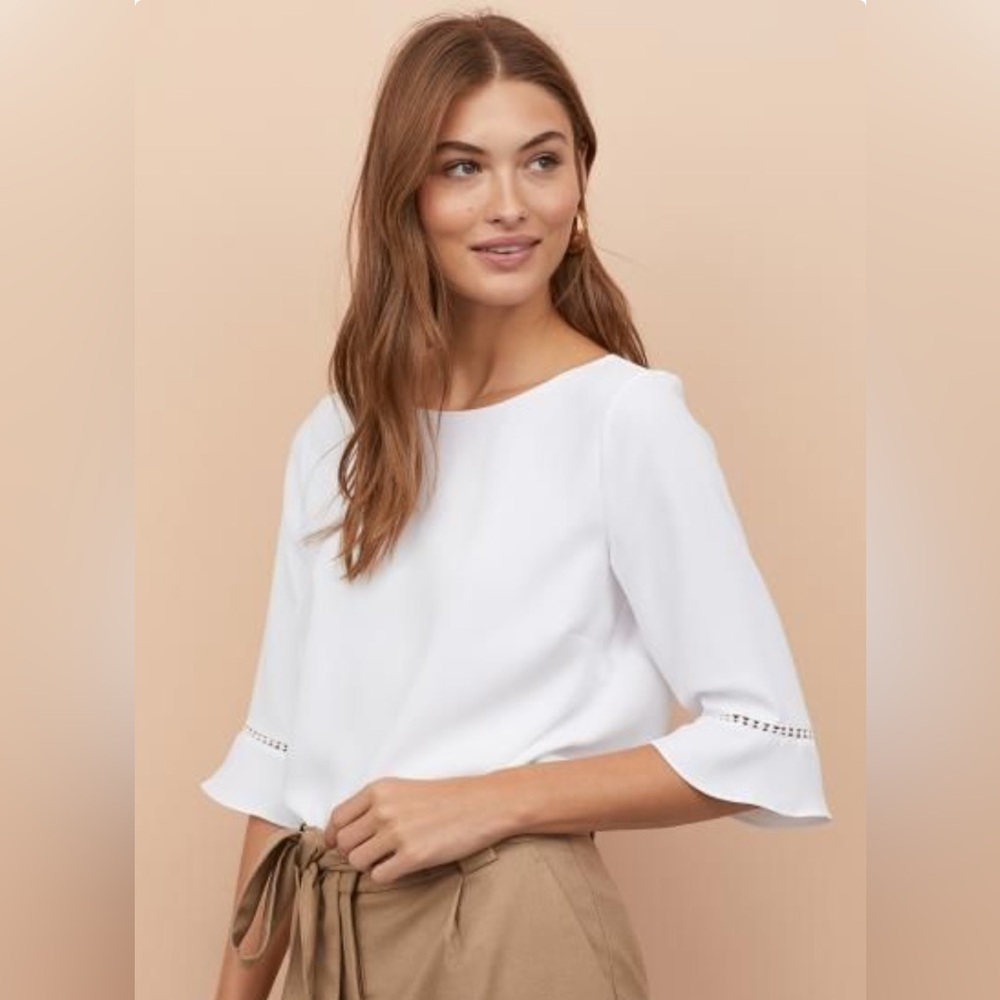 H&M White Blouse